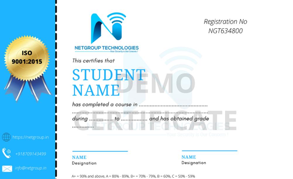 Completion Certificate